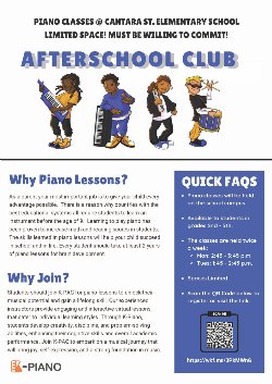 K Piano flyer